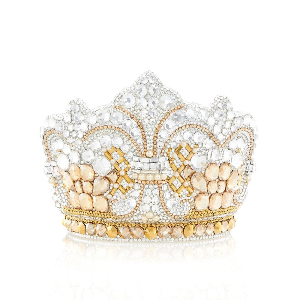 Judith Leiber Crown Clutch Bag